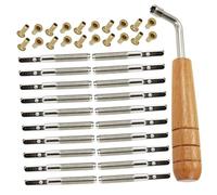 SAFIGLE Juego de Clavijas de Afinación Accesorio Profesional Fácil de Usar en Varios Colores para Lira Arpa de Madera y Metal para Músicos de Lira