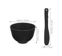 SAFIGLE Juego de Cuencos de Silicona para Mascarillas Faciales Kit para Hacer Máscaras Caseras 2 Boles y 2 Aplicadores Herramienta de Mezcla Segura y Suave para Spa y Cuidado Facial