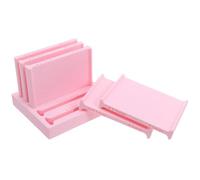 SAFIGLE Juego de Herramientas para Arcilla Polimérica y Arcilla de Secado al Aire Molde para Estirar Tiras Regla Integrada Kit de Modelado Manual Compacto en Color Rosa Base para DIY y