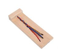 SAFIGLE Juguete de Trenza de Madera Cabello 1 Pieza Educativo Coordinación Mano-Ojo Niños Desarrollo de Habilidades a Trenzar de Usar