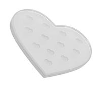 SAFIGLE Junta Para Injerto De Pestañas Paleta De Vidrio Pegamento Pestañas Almohadilla Soporte Vidrio