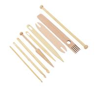 SAFIGLE Kit de Accesorios de Madera para Telar y Mano Herramientas de Ganchillo y Agujas de Diferentes para DIY para Hacer Bufandas Suéteres y Tapices