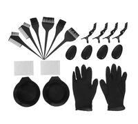 SAFIGLE Kit de Herramientas para Teñir Cabello Set Práctico de Portátil para Casa y Salón Accesorio Duradero de Plástico para Coloración DIY sin Desorden