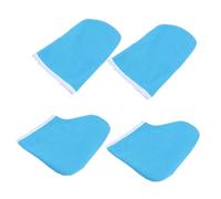 SAFIGLE Kit De Terapia De Parafina Para Manos y Pies Tamaño Único Funda De Cera Para Pies y Guantes De Algodón Térmico Azul Oscuro Para Cuidado De Salones y Uso Doméstico