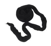 SAFIGLE Lana para Fieltrar Aguja Negra 100 G, Parte Superior de Merino para Manualidades, Materiales de Fieltrado de Lana DIY para Muñecos y Decoración Artesanal