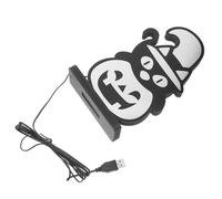 SAFIGLE Letrero de Neón de Halloween con Luz Nocturna Suave y Alimentación Usb, Lámpara de Calabaza Acrílica para Decoración Única en Sala o Tienda