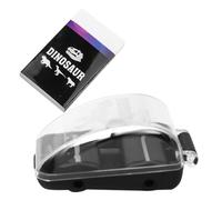 SAFIGLE Limpiador de Escritorio Compacto Rodillo Portátil para Recogida de Virutas de Goma, Mini Barrendero de Oficina Negro con 1 Limpiador y 1 Borrador, Adecuado para Limpieza Rápida