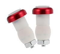 SAFIGLE Luz de Señal LED para Bicicleta 2 Piezas de Aleación de Aluminio Roja Duradera Baja Generación de Calor para Seguridad en Ciclismo