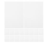 SAFIGLE Malla para Ojos para Traje de Furry 20 Piezas 20X30 CM Tela de Red Blanca Transpirable y Duradera para Máscaras de Cosplay y Manualidades de Disfraces