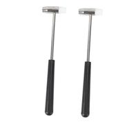SAFIGLE Martillo De Reparación De Relojes Mini Multifuncional De Aleación De Hierro y Zinc para Relojeros Herramientas De Bricolaje Portátil 2 Piezas