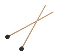 SAFIGLE Mazas para Xilófono y Marimba con Mango de Plástico Cabezal de Hilo Suave 1 Par Accesorios de Percusión para Educación Musical y Práctica Aula