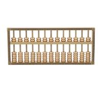 SAFIGLE Miniábaco: Figura de ábaco de latón en Miniatura - Adorno Chino clásico para Negocios - Decoración Retro de Escritorio de Metal para el hogar y la Oficina