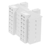 SAFIGLE Modelo de Ciudad en Miniatura de Plástico Blanco Detalles Intrincados para Formación y Enseñanza en Urbanismo y Arquitectura