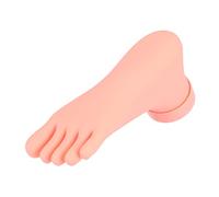 SAFIGLE Modelo de Práctica de Arte de Uñas para Pie Derecho, Herramienta de Entrenamiento para Manicura, Material Flexible, Color Piel, Uso Profesional y Aprendizaje, para Mujeres