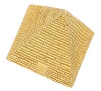 SAFIGLE Modelo Retro de Pirámide Egipcia Pequeña de Resina para Decoración y Prop Didáctico Adorno Vintage para Hogar Escritorio y Mesa de Arena