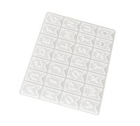SAFIGLE Molde de Silicona Líneas Claras Reutilizable para Forma de Bandera y Material Versátil para Manualidades para Chocolate, Resina y Pasteles