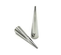 SAFIGLE Moldes de Acero Inoxidable para Croissant Tubo Cilíndrico Grande 12X3X3 CM 18 Piezas Reutilizables para Repostería Utensilios para Hornear y Decoración de Postres