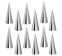SAFIGLE Moldes para Hornear Croissants y Roscones en Acero Inoxidable, 10 Piezas Grandes, Aptos para Uso Doméstico y Profesional