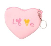 SAFIGLE Monedero De Peluche con Diseño De Corazón Bonito Llavero para Niña Suave Y Portátil