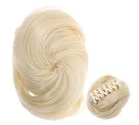 SAFIGLE Moño Postizo de Clip para Mujeres Extensión Voluminosa para Recogidos Accesorio de Moda para Bodas y Ocasiones Especiales