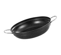 SAFIGLE Olla de Caldo de 22 Cm de Acero Inoxidable con Piedra Médica, Sartén Coreana para Cocina Casera, Wok Metálico Pequeño con Asa, Utensilio Versátil para Sopas, Ramen y Estofados