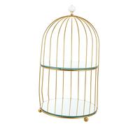 SAFIGLE Organizador De Cosméticos Estante De Jaula De Pájaros Estante De Almacenamiento De Hierro