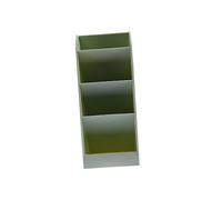 SAFIGLE Organizador de Escritorio Diagonal para Lápices y Pinceles de Maquillaje Soporte Almacenamiento Grande Verde para Profesional y Hogar Resistente y Duradero para Cosméticos y