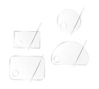 SAFIGLE Paleta Acrílica de Maquillaje y Uñas Set Varilla para para Fundaciones Pigmentos y Colores de Uñas Herramientas Profesionales para Salones y Doméstico