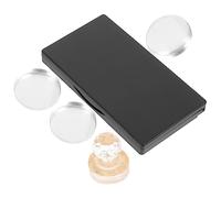 SAFIGLE Paleta de Sombras de Ojos Vacía 3 Colores Rectangular con Espejo Contenedor de Maquillaje para Rubor y Corrector para Viaje y