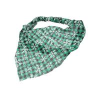 SAFIGLE Pañuelo Navideño Pelo de Gasa Pañuelo Vintage Cabeza Accesorios Navideños para Fiestas para Mujeres y Niñas