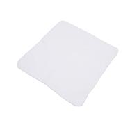 SAFIGLE Pañuelos De Algodón Doble Capa Desmaquillantes 10 Unidades 28x28 Cm Blanco Puro Multiusos Bebés Unisex Para Limpieza Facial y Saliva Borde Azul
