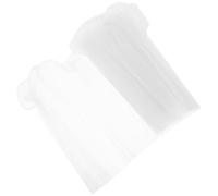 SAFIGLE Papel para Envolver Ramos de Flores Malla Arrugada Borde Perlas 28 CM X 365 M Material Transpirable y Semitransparente para Manualidades y Embalaje de Flores en Bodas