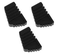 SAFIGLE Patas de Goma Antideslizantes para Soporte de Batería Funda Protectora Negra para Pies de Instrumento Accesorio Duradero Compatible con Racks y Grilletes Set de 3 Unidades para