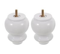 SAFIGLE Patas de Repuesto para Sofá 2 Pcs Patas de Madera Maciza 10 CM para Muebles para Mesa y Silla Soporte Resistente para Sala y Dormitorio