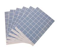 SAFIGLE Pegatinas Autoadhesivas para Paneles Solares en Miniatura, 6 Hojas para Maquetas Arquitectónicas, Materiales para Modelado de Paisajes y Proyectos de Manualidades de Arquitectura