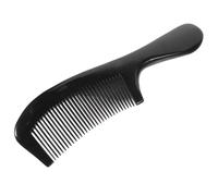 SAFIGLE Peine Cabello de Cuerno de Buey Natural Diseño Corrugado, Mango Engrosado, Tamaño 7.67 Pulgadas, Adecuado para Masaje y Cuidado en Cabello Rizado y Largo