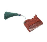 SAFIGLE Peine De Madera Para El Parto Peine De Madera Hecho A Mano Para Pequeños Antiestático De Sándalo Verde Desenreda Y Limpia El Cuero Cabelludo Recuerdo Único Del Zodíaco Para