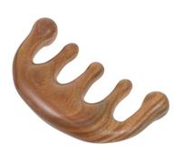 SAFIGLE Peine De Masaje De Madera Ligero y Portátil Para Cabelludo Cepillo Masajeador Práctico Para Cabello Diseño Suave y Duradero Herramienta De Cuidado Facial y Capilar Color Surtido