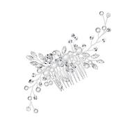 SAFIGLE Peine De Perla Para Mujer Peineta De Novia Adorno De Boda Peineta De Boda Perlas Para Ceremonia De y Fiesta De Novia y Postizo