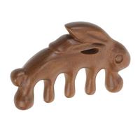 SAFIGLE Peine meridiano para cabeza facial masajeador dentado diente ancho caspa herramienta de peine de masaje artesanal de madera peine de masaje creativo herramienta de masaje capilar