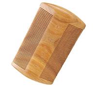 SAFIGLE Peine para de Madera Dual Peine para Bigote Antideslizante Accesorio de Cuidado Personal para Hombres Distribuidor de Aceites Naturales