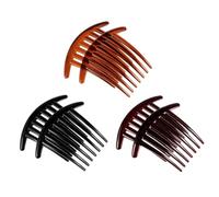 SAFIGLE Peines Franceses de Plástico 7 Dientes para Cabello Liso y Rizado, 6 Unidades para Fijar el Cabello y Flequillo Vida Diaria
