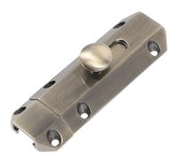 SAFIGLE Pestillo deslizante de seguridad para puertas interiores con superficie lisa, ideal para habitaciones y baños, fabricado en aleación de aluminio