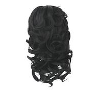 SAFIGLE Pinza Para Peluca De Coleta De Cabello Sintético Rizado Pinza Para Coleta Para Mujeres y Niñas Extensión De Cabello