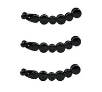 SAFIGLE Pinza Platano Pelo 3 Piezas Titular De La De Caballo Cepillo Plumero Para El Cuello De Pinzas Para El Cabello Coreanas Pasador De Pelo De Plátano Pasadores De Pelo Para Niñas Black