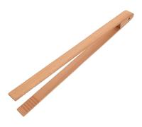 SAFIGLE Pinzas de Madera para Alimentos 32 CM Pinzas de Cocina Largas de Haya Natural Multiusos para Asar Tostar y Servir en Hogar Restaurante y Barbacoa