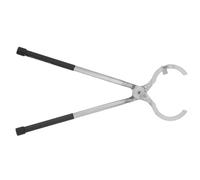 SAFIGLE Pinzas para Crisol de Acero Inoxidable Pequeñas Mecanismo de Bloqueo Soporte Resistente al Calor para Fundición y Refinación de Oro y Plata Accesorio Seguro para Hornos de