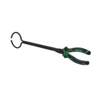 SAFIGLE Pinzas para Crisol de Metal con Mango Aislante Anticalor Abrazadera de Grafito para Fundición Segura Joyería y Laboratorio Compatibles con Crisoles y Vasos de Precipitados