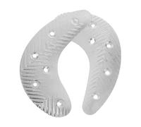 SAFIGLE Placas de Talón de Hierro en Forma de Media Luna con Tornillos para Reparación y Protección Antideslizante de Tacones en Botas y Zapatillas de Hombre