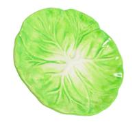 SAFIGLE Plato de con Diseño de Repollo para Servir Ensaladas Frutas y Postres Bandeja Ligera y Práctica para Uso Doméstico y Restauración